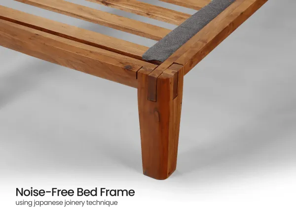Jade Solid Wood Queen Size Double Bed